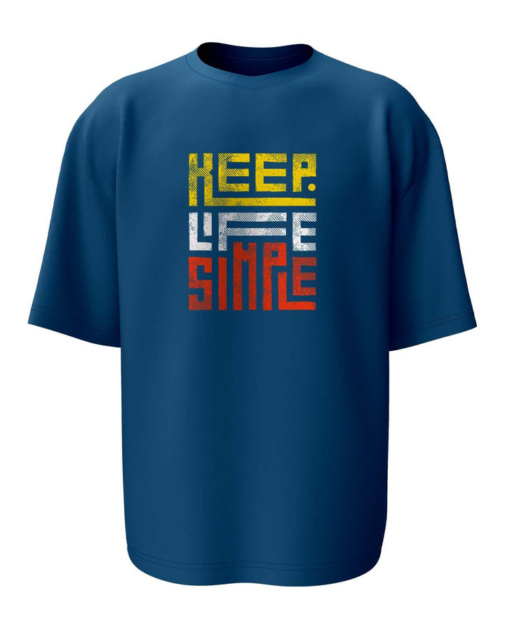 Keep Life Simple Oversized T-shirt