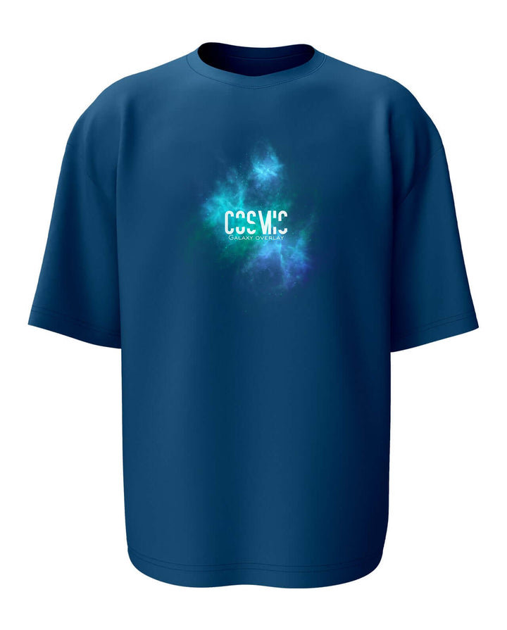 Cosmic Galaxy Overlay Oversized T-shirt