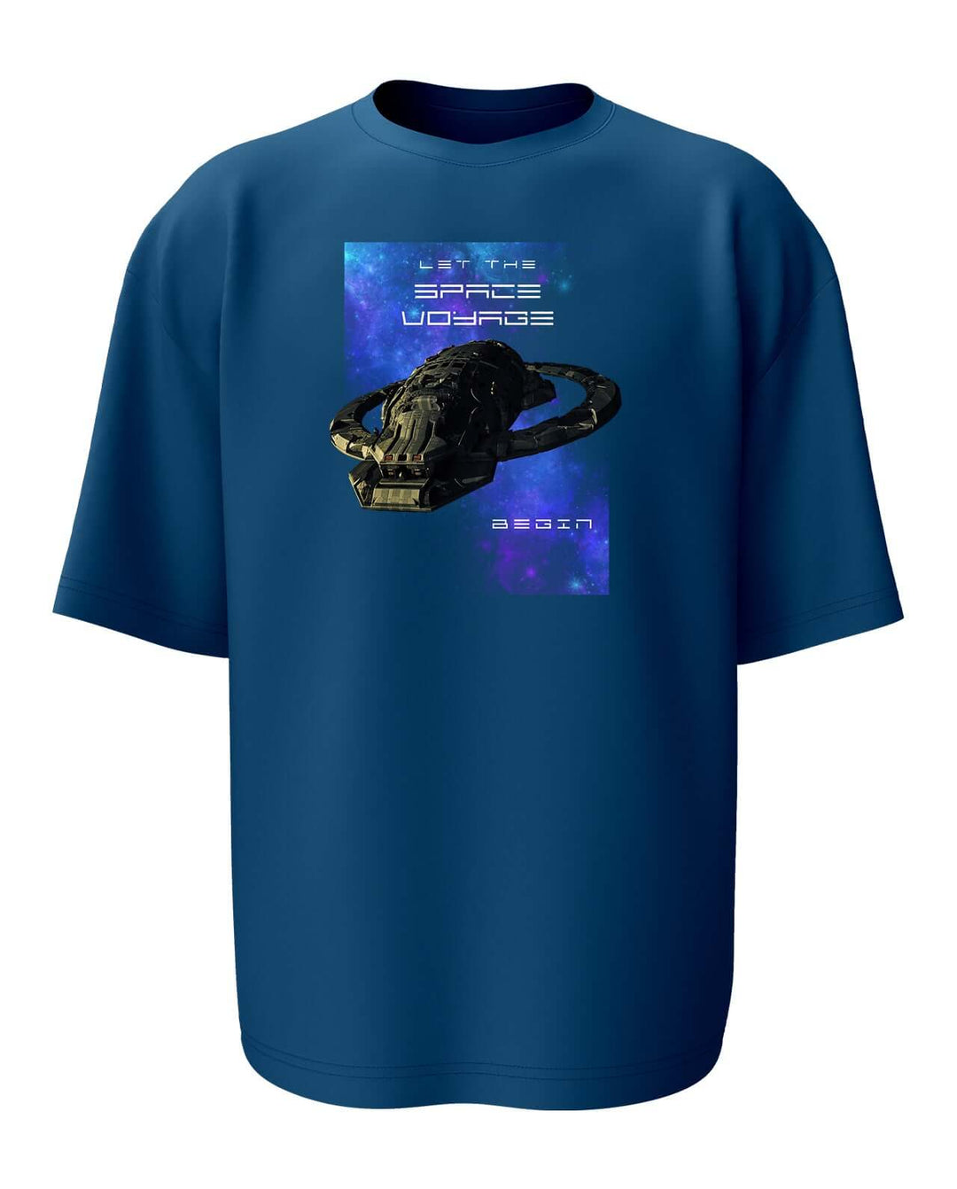 Let the Space Voyage Begin Oversized T-shirt