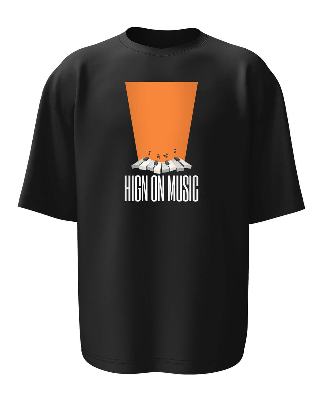 High on music Oversized T-shirt