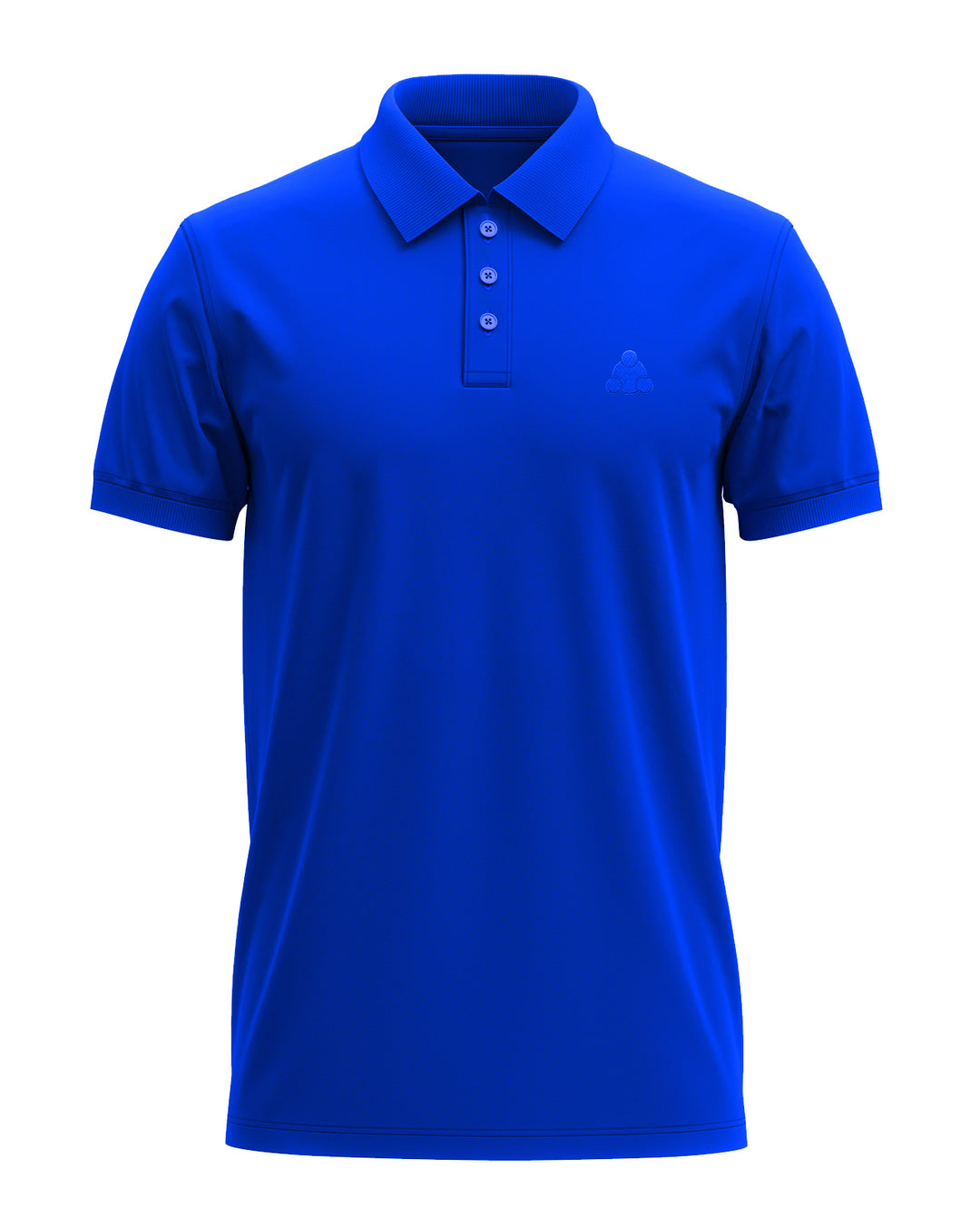 Trinizen Basics Polo T-shirt Embroidered Logo - Royal Blue