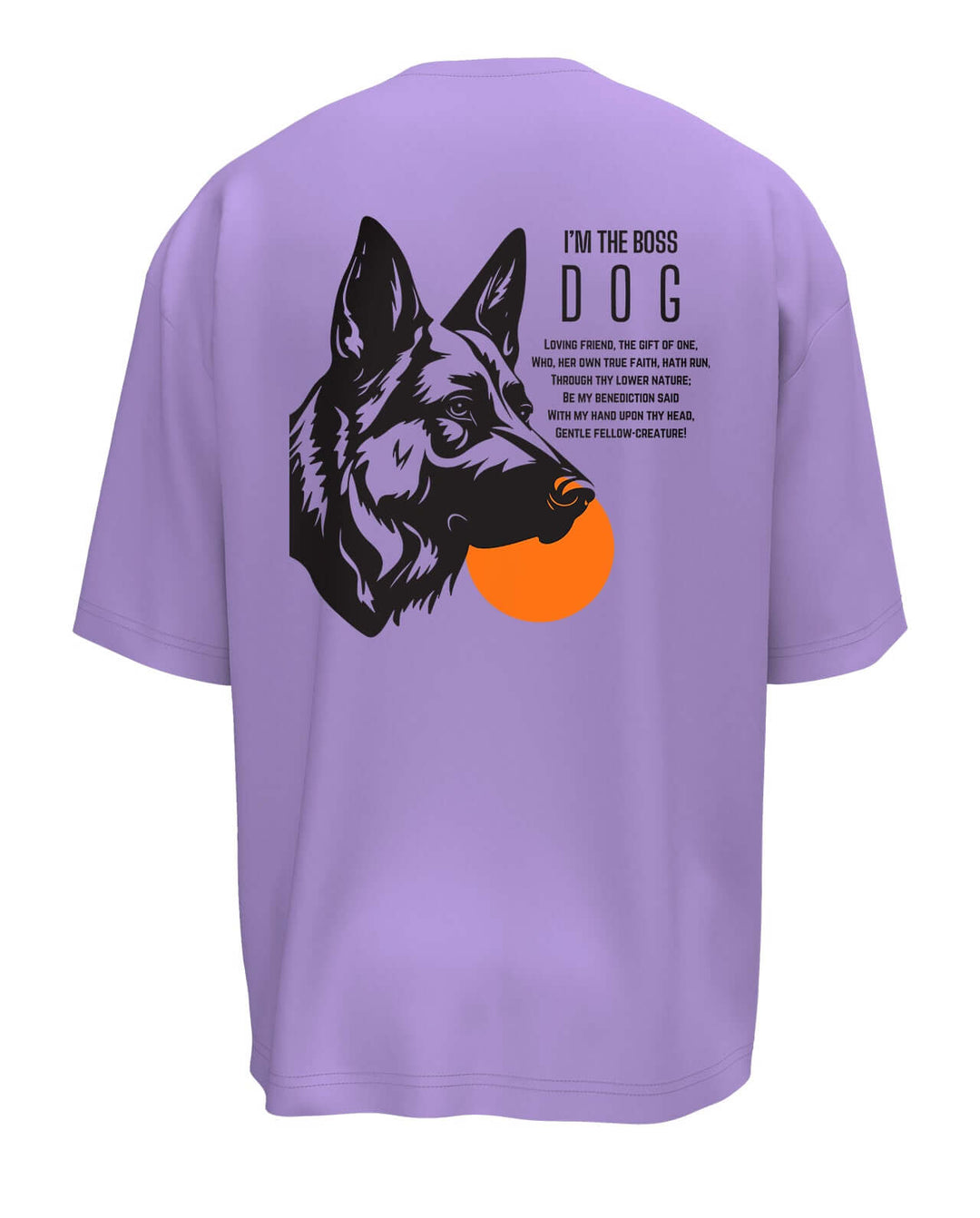 I'm the boss dog Oversized T-shirt