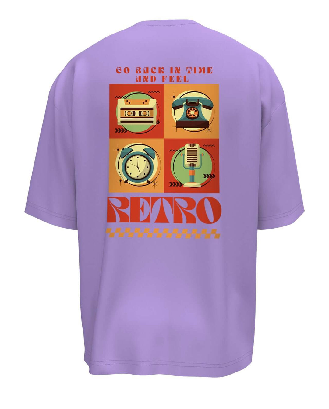 Retro go back in time Oversized T-shirt