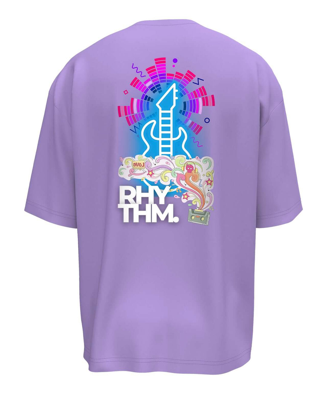 Rhythm Music Oversized T-shirt