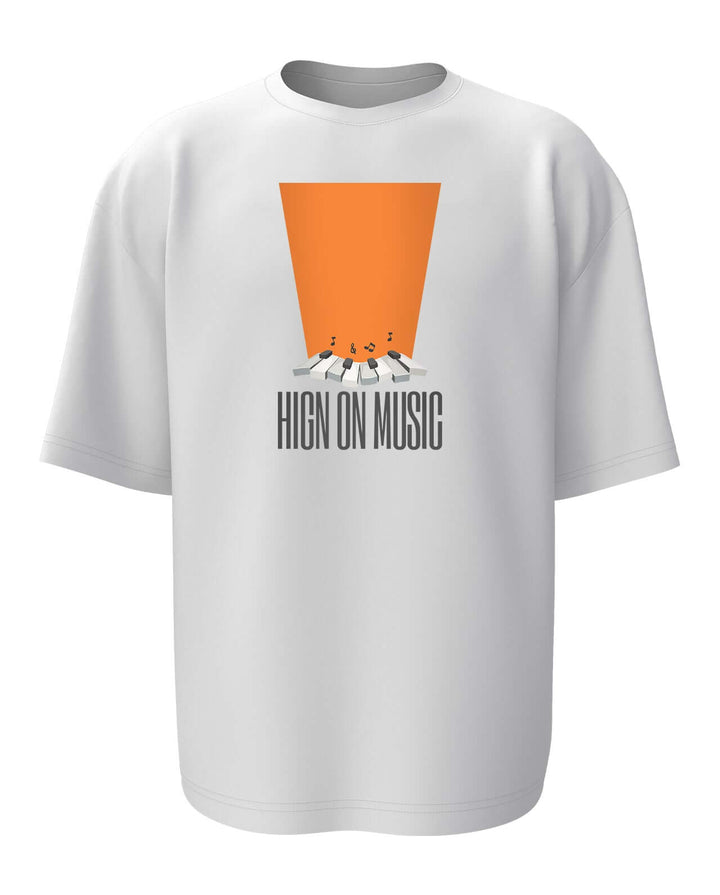 High on music Oversized T-shirt